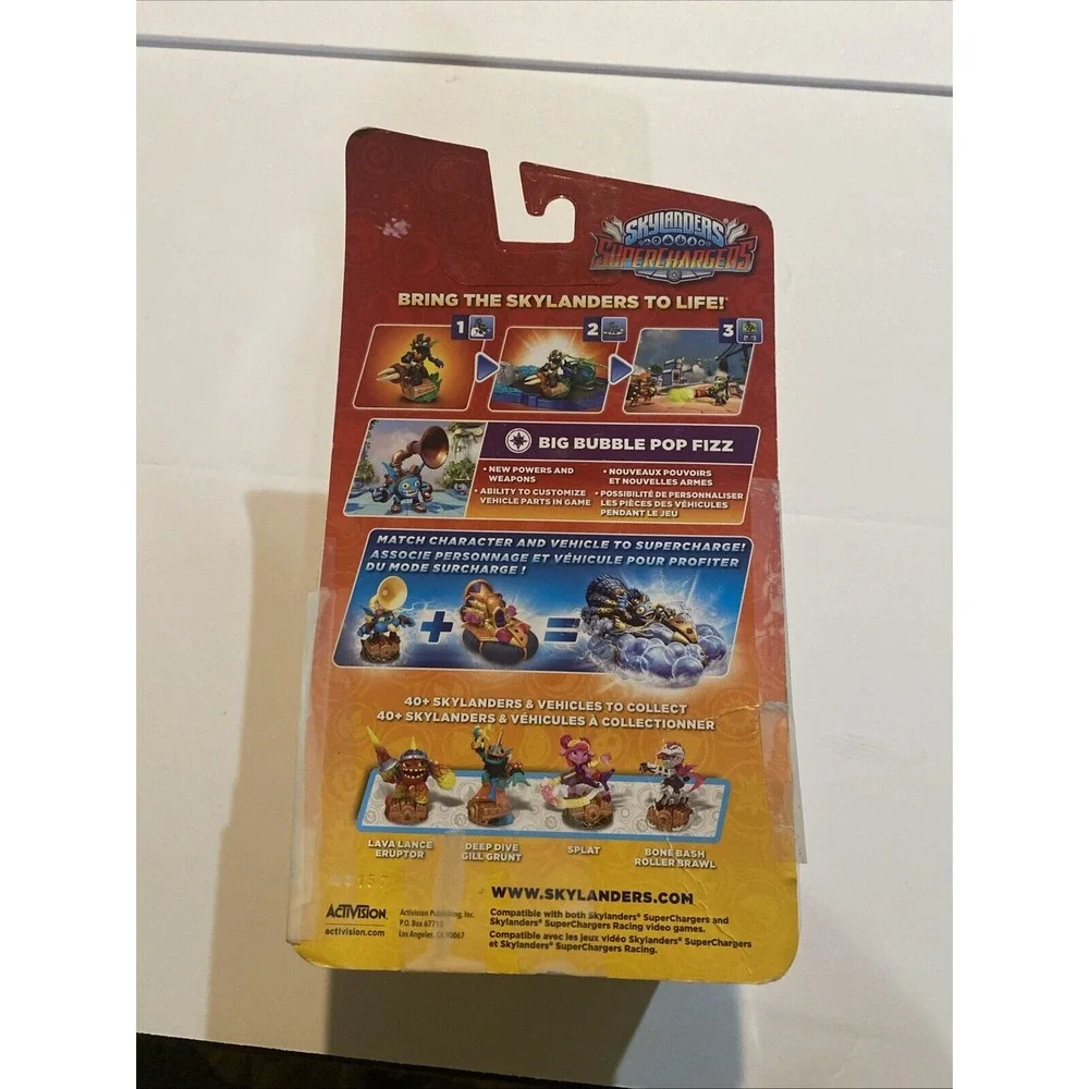 Skylanders Superchargers Big Bubble Pop Fizz New MOSC 2015